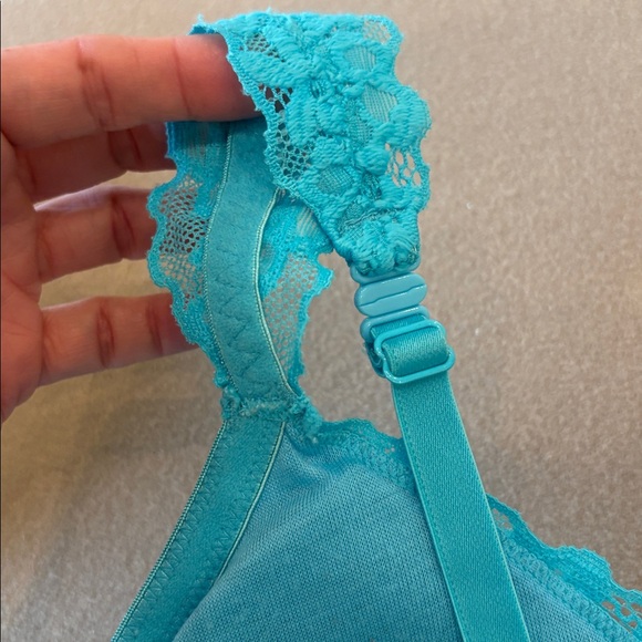 Lot 2 No Boundaries Lace Bralette Bra Bundle Womens XL Extra Large Blue Orange - Picture 11 of 14